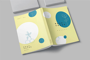 A4 A5 A6 Soft Cover Book Mockup
