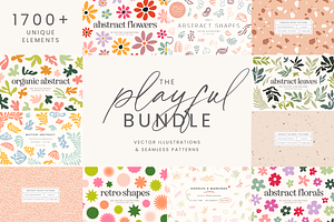Playful Bundle Vectors Patterns, a Texture Illustration by Emma Webb Studio