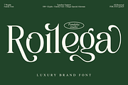 Roilega - Luxury Brand Family Font, a Serif Font by Pandeka Studio (Thumbnail 1 of 11)