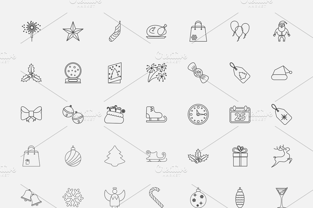 Christmas icons