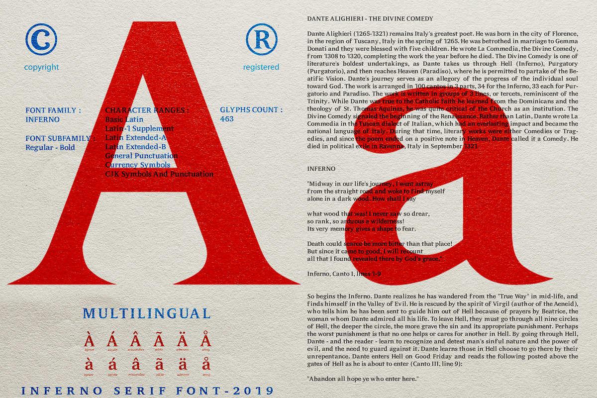 INFERNO Serif font, a Serif Font by Artistic & Unique (Photo 17 of 17)