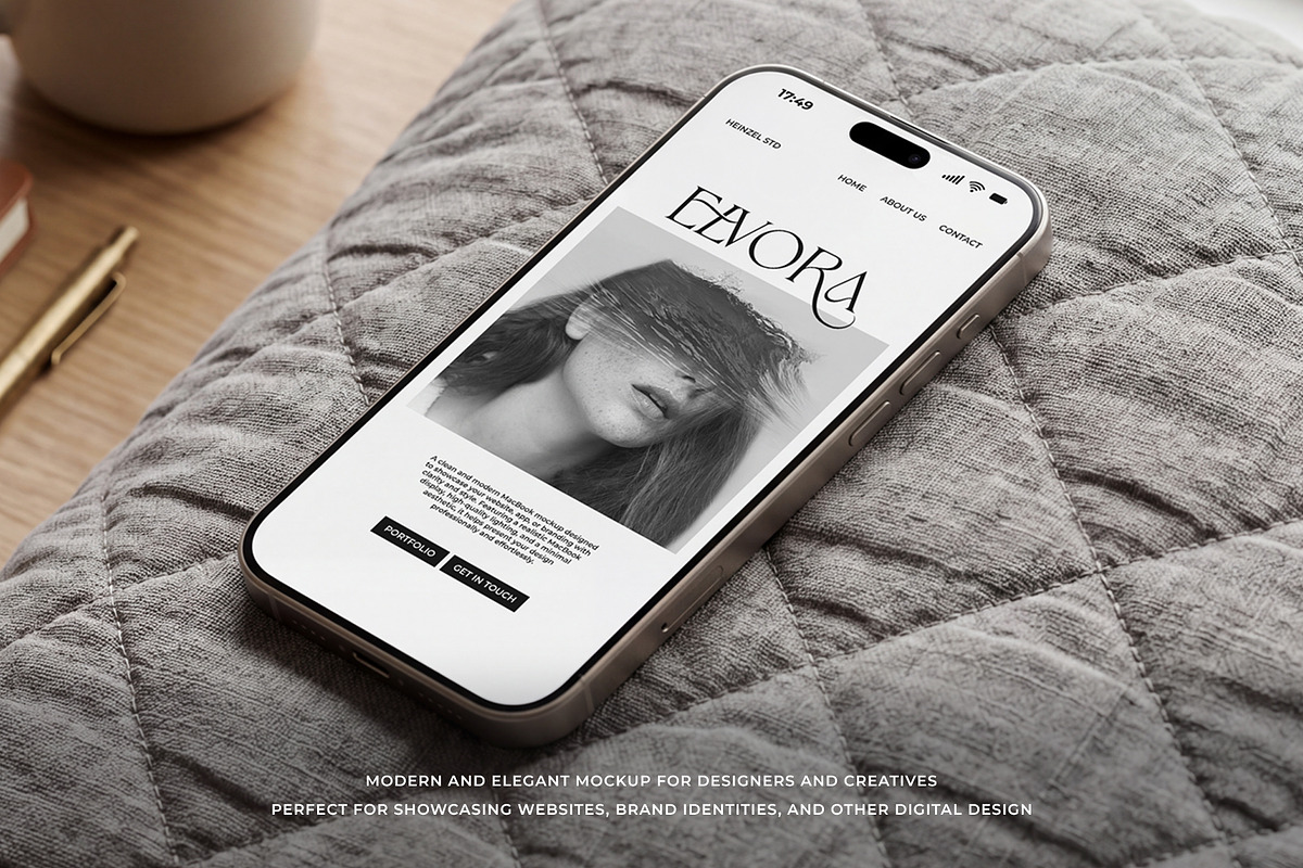Elvora - iPhone Device Mockup, an iPhone Mockup by Heinzel Std Mockup (Photo 4 of 5)