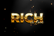 Gold Text Effect, a Layer Style Add-On by Mint Pixels (Thumbnail 4 of 5)