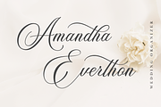 Alexandra Calligraphy, a Script Font by Silverdav (Thumbnail 6 of 9)