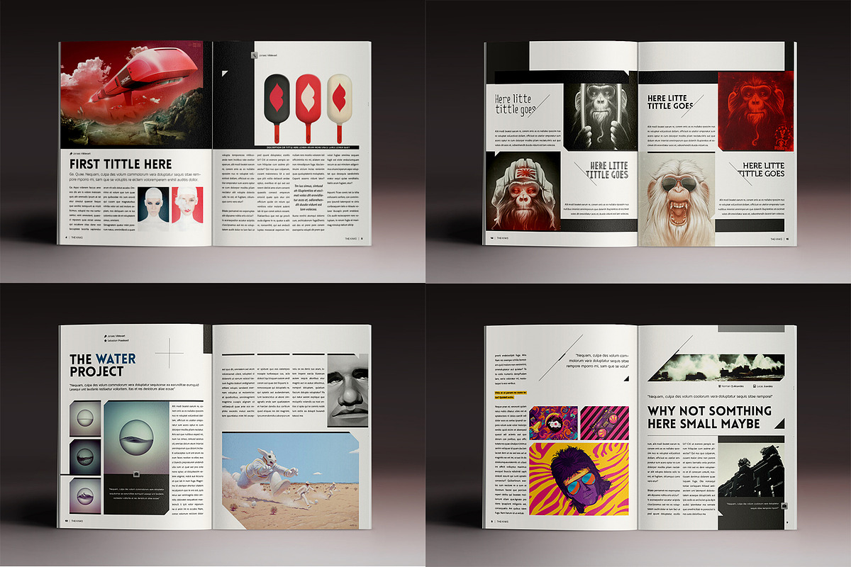Design Magazine 4, a Magazine Template by Luuqas Design (Photo 3 of 15)