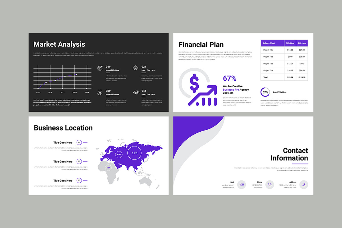 Business Presentation Template, a Presentation Template by Pixelpick (Photo 5 of 5)
