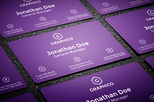 Simple Business Card 10 Colors