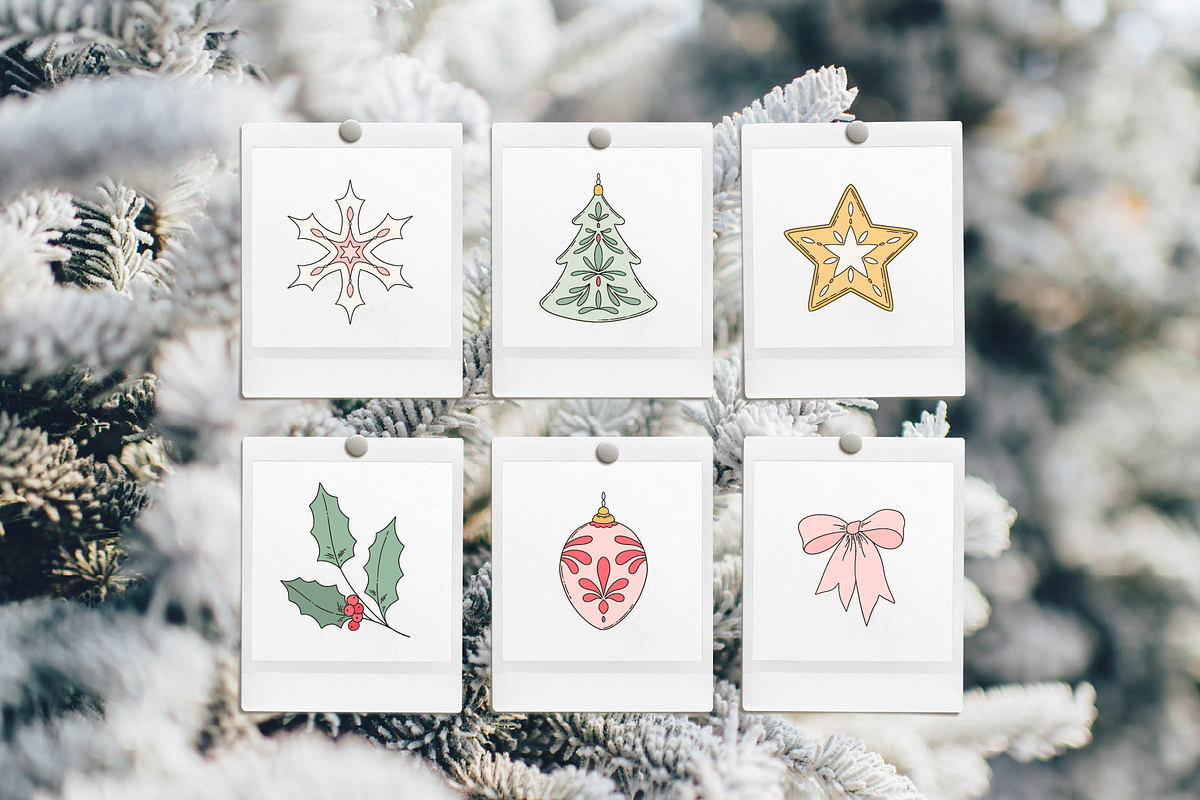 Festive Decor Vector Illustrations, a Decorative Illustration by Emma Webb Studio (Photo 7 of 10)