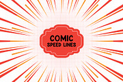 100 Comic Speed Line Vector Design, a Background Graphic by MRI STUDIO (Thumbnail 20 of 28)
