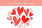 Line Art Hearts Procreate/Affinity, a Brush Add-On by DeloresArt (Thumbnail 8 of 14)