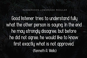 Rangerhood, a Sans Serif Font by Lettersams (Thumbnail 6 of 8)