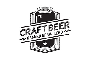 Craft Beer Can Logo
