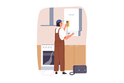 Repairmen, home repair workers set, a Work Illustration by Good Studio (Thumbnail 9 of 13)