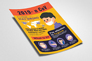 Corona Virus Prevention Flyer, a Flyer Template by Business Flyers (Thumbnail 2 of 2)