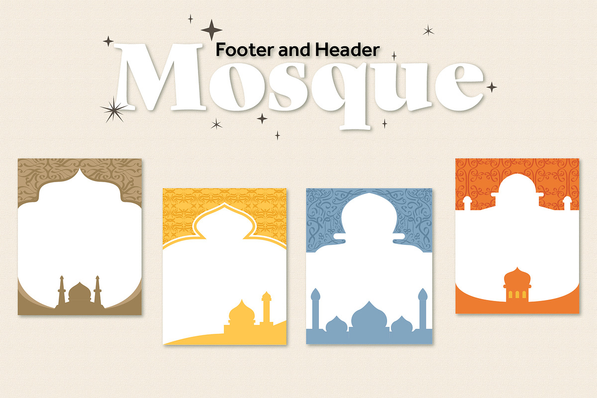 30 mosque footer and header, a Flyer Template by Pikgura (Photo 1 of 4)