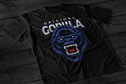 Gorilla Vector Illustration, an Animal Illustration by Harry Kasyanov (Thumbnail 2 of 4)