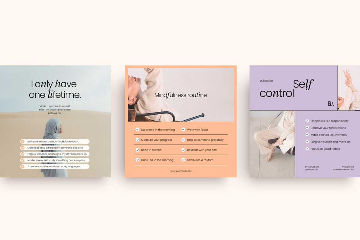 MIEL / Social Media Pack, a Social Media Template by Eviory (Photo 21 of 28)