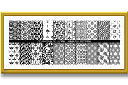 Geometric floral set of seamless, a Background Graphic by RODINA (Thumbnail 2 of 3)