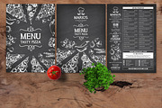 Pizzeria Restaurant Menu Template, a Stationery Template by Pingebat (Thumbnail 2 of 3)