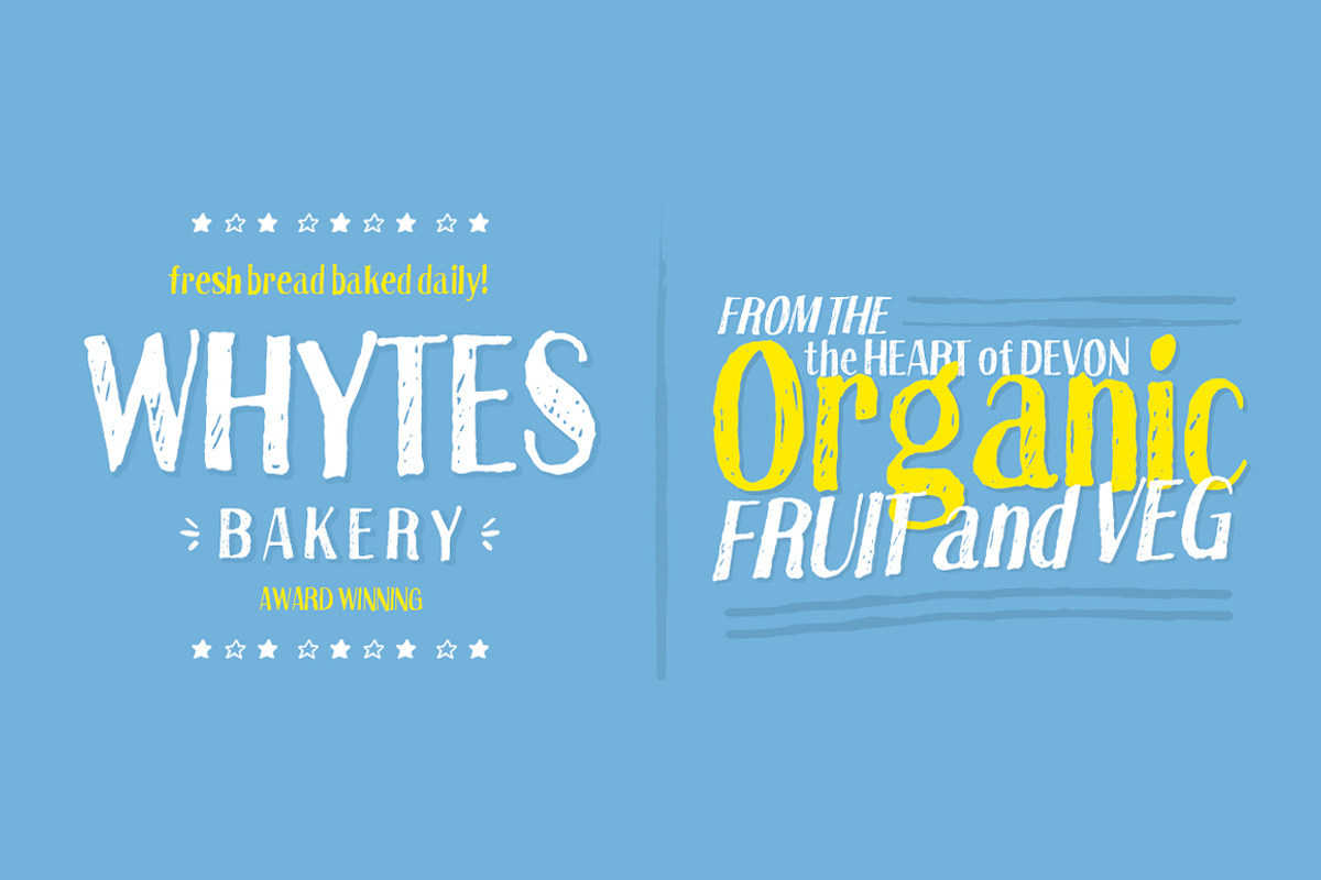 Truesketch + Bonus Ornament Font preview 2