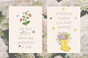 Cottagecore - Whimsy Summer clipart, a Decorative Illustration by Madiwaso (Thumbnail 3 of 9)
