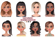 Girls portrait creator., a Person Illustration by Yana Lesiuk (Thumbnail 2 of 11)
