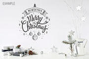 Christmas Scandinavian Mockup Bundle, a Print Template by Yuri-U (Thumbnail 8 of 32)