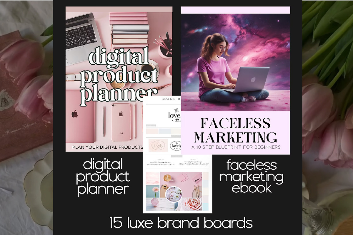 6000+ faceless aesthetic videos, a Social Media Template by Chipshpow Graphics (Photo 3 of 9)