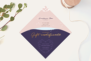 Purple Gift Certificate Template, a Card Template by ArealPro (Thumbnail 1 of 7)
