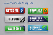 Awesome chunky web buttons, a Templates & Theme by chrisatlemon (Thumbnail 5 of 5)