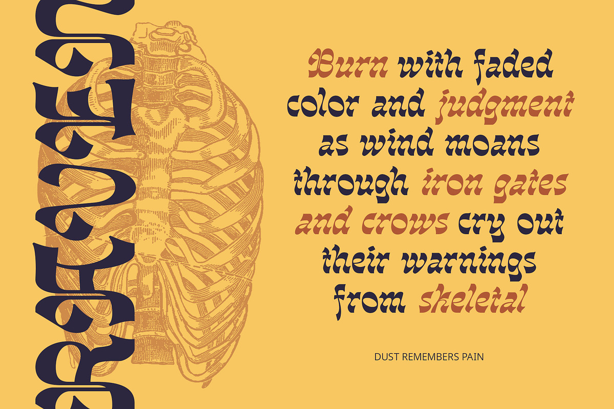 CS Manfred – Reverse Contrast Font, a Serif Font by Craft Supply Co. (Photo 7 of 8)