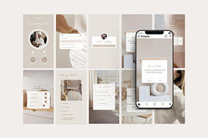 Beige Aesthetic Instagram Templates