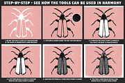 Linocut Lovers Companion - Procreate, a Brush Add-On by The Artifex Forge (Thumbnail 4 of 11)