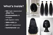 Black Hair Wig Stock Photos, a Beauty & Fashion Photo by Selenique Studio (Thumbnail 2 of 11)