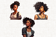African American Modern Girl, a Person Illustration by Mash Mash Stickers (Thumbnail 6 of 8)