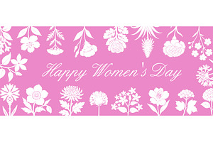 Postcard with white flowers on a, an Object Illustration by Nenahliadava Design