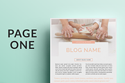 Blogger Media Kit | 2-Page Pink, a Marketing Template by Kimi Kinsey (Thumbnail 2 of 3)