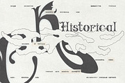 Medieval Curl Typeface, a Handwritten Font by softulka (Thumbnail 2 of 8)