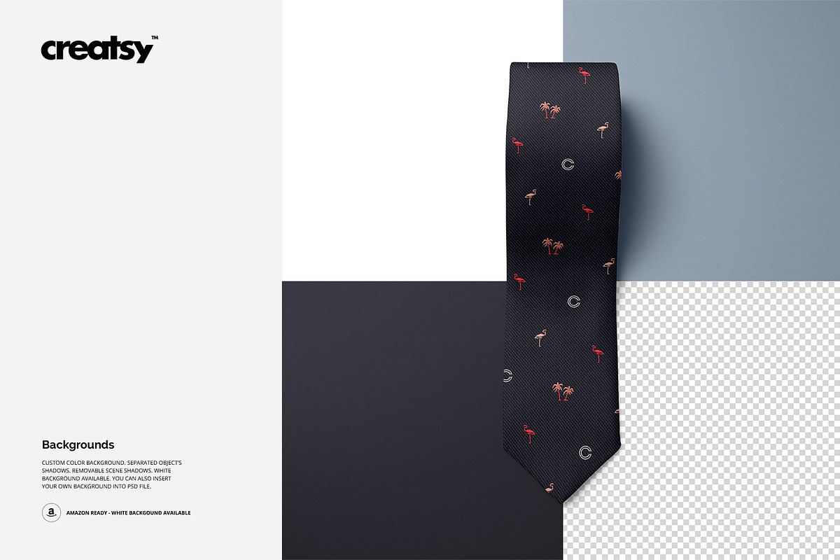 Gentelman Pack v.1: Tie Mockup Set, a Shirt Mockup by creatsy5 (Photo 13 of 15)