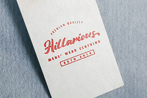 Vintage Style - Bold Script Font