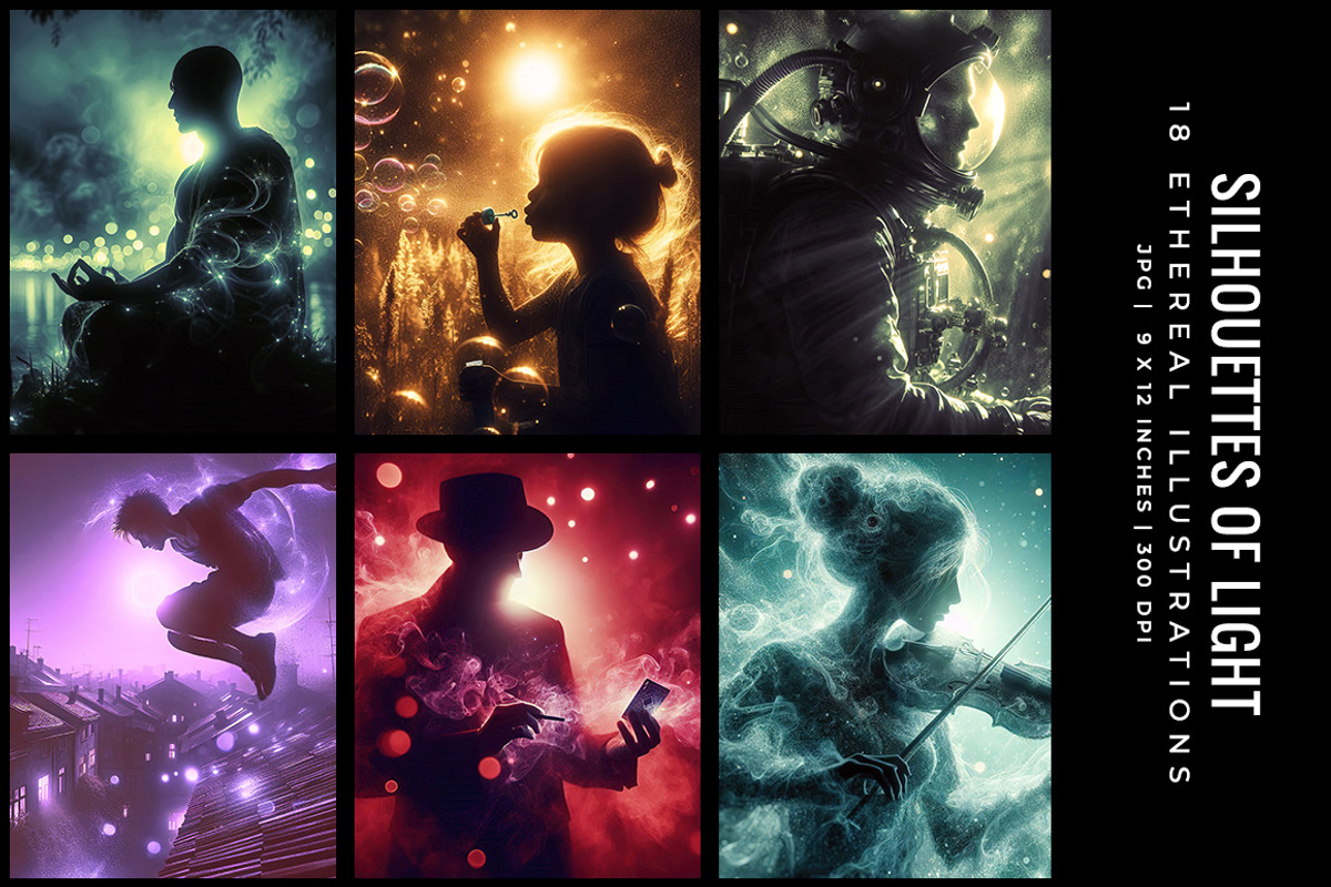 Silhouettes of Light, a Person Illustration by Digital Art Creations (Photo 2 of 7)