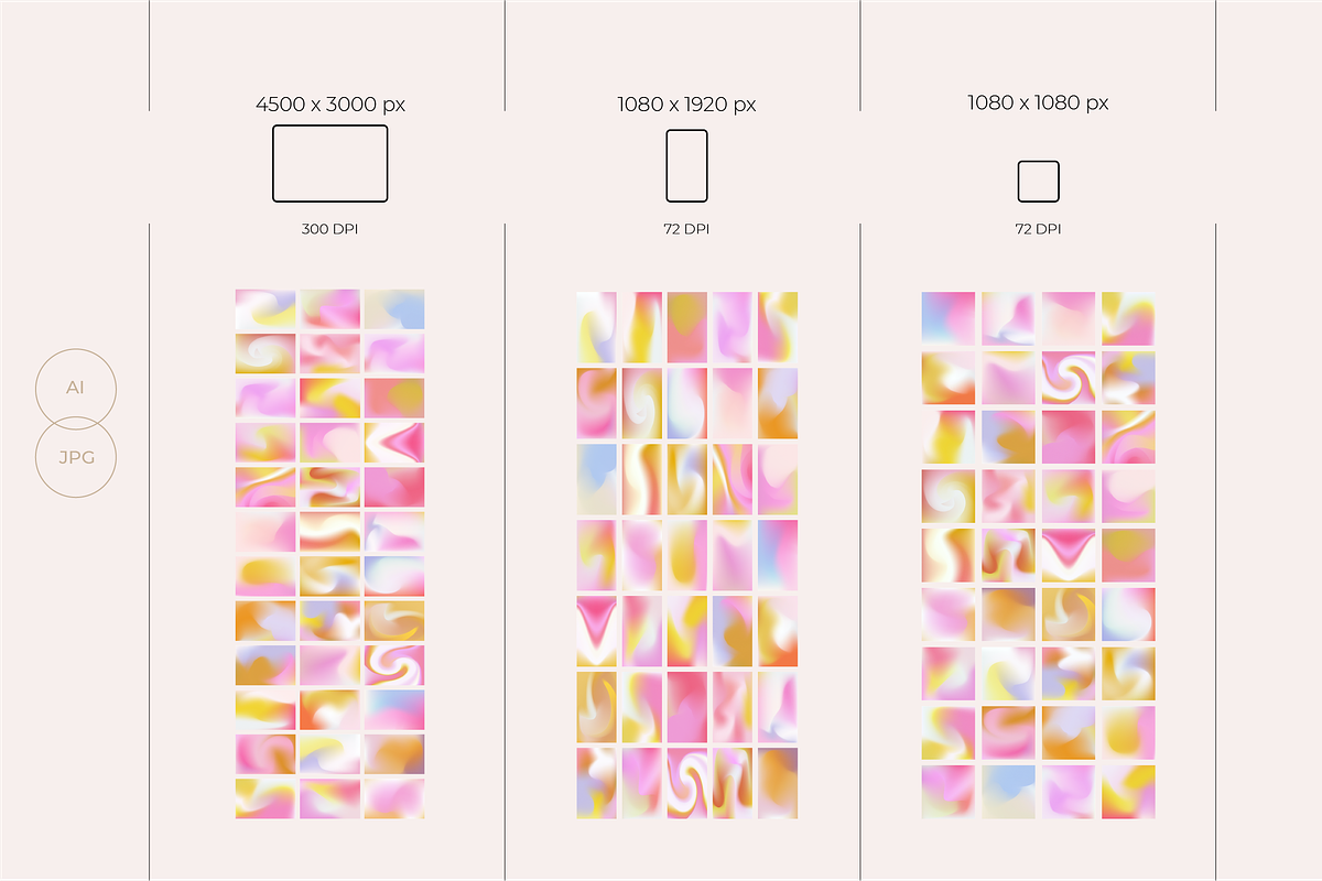 Spring-Grainy Gradient Textures, a Background Graphic by Kimo Studio (Photo 14 of 22)