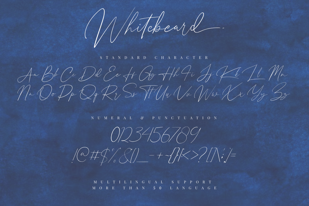 Whitebeard | Handwritten font, a Handwritten Font by Rissyletter Studio (Photo 10 of 10)