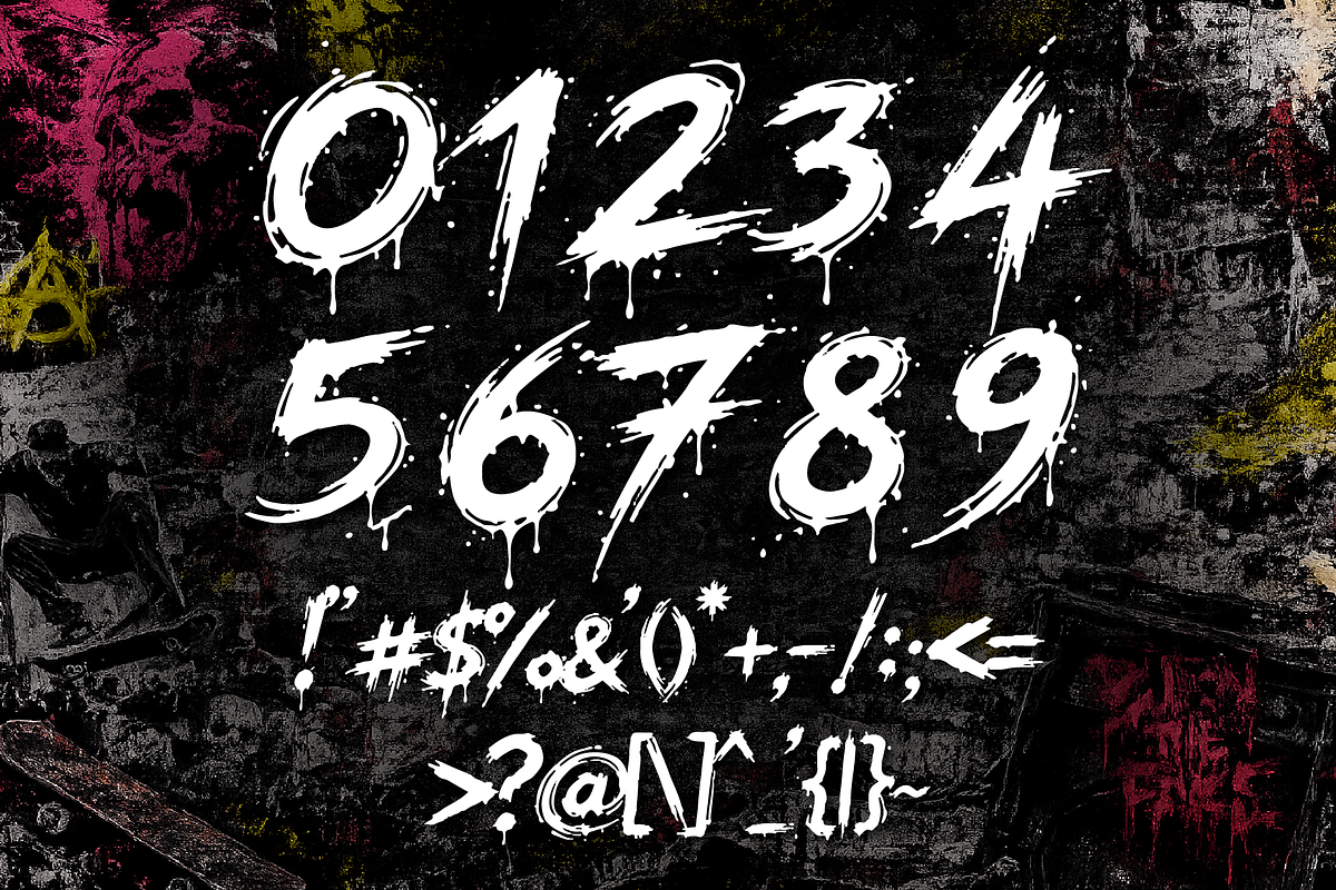 ShycoBlaze – Metal Skate Rock & Punk, a Handwritten Font by HypeWorksCo (Photo 13 of 13)