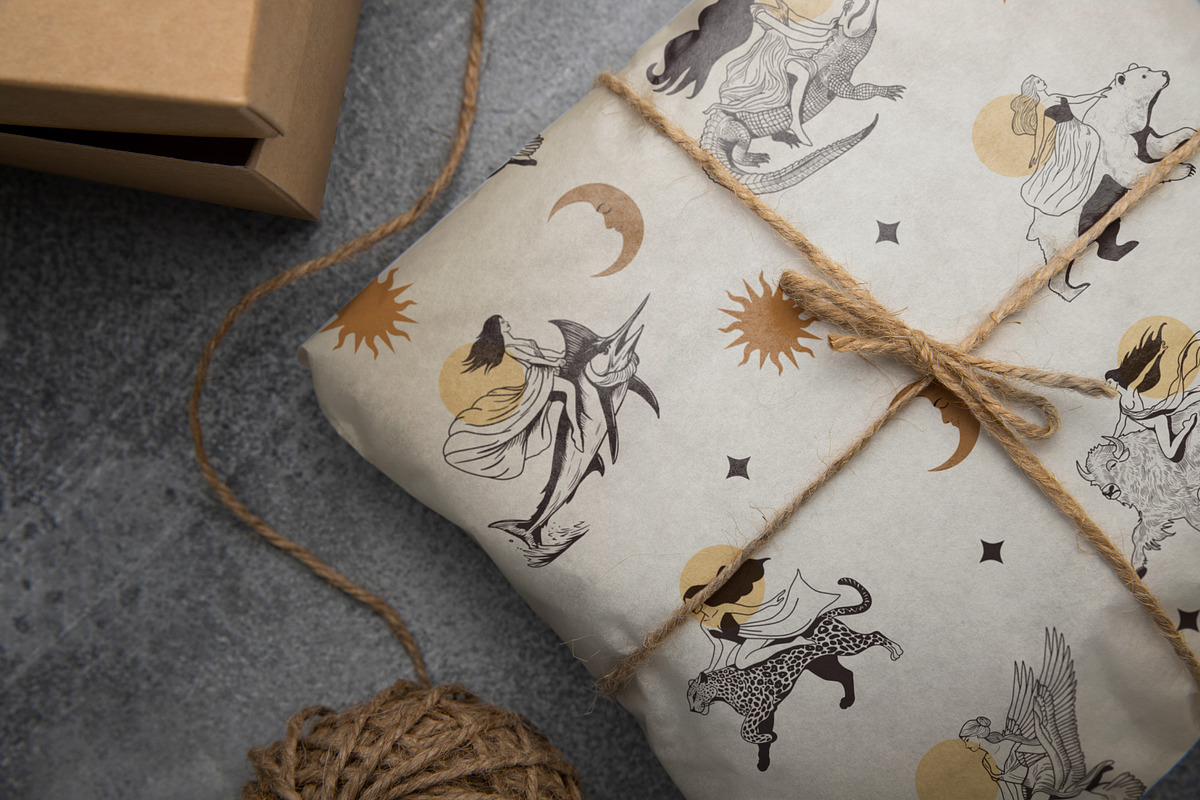 Moon Goddess Spirit Animal Bundle, an Illustration by Wanderlust Heart Branding (Photo 4 of 8)