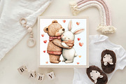 Vintage Knitted Plush Baby Animals, an Illustration by CraftArtStudio (Thumbnail 6 of 6)
