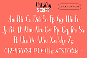 Valsday - Script and Sans Serif, a Script Font by Konstantine Studio (Thumbnail 19 of 20)