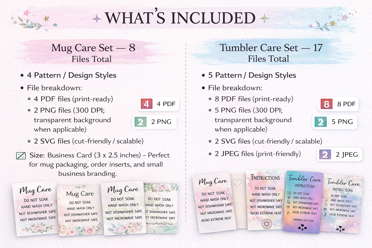 Beverage Care Bundle – Mug & Tumbler, an Object Graphic by MIRoots Design Studio (Photo 4 of 4)