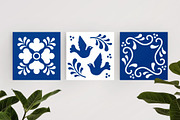 Mexican Talavera Tiles Patterns Set, a Pattern Graphic by Krolja (Thumbnail 4 of 6)