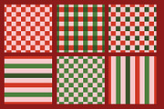 Christmas Check Patterns, a Pattern Graphic by Checks & Dots (Thumbnail 5 of 5)